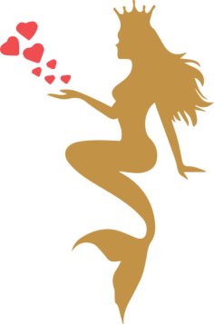 Mermaid P12 Outline Svg Vector, Free Vectors File